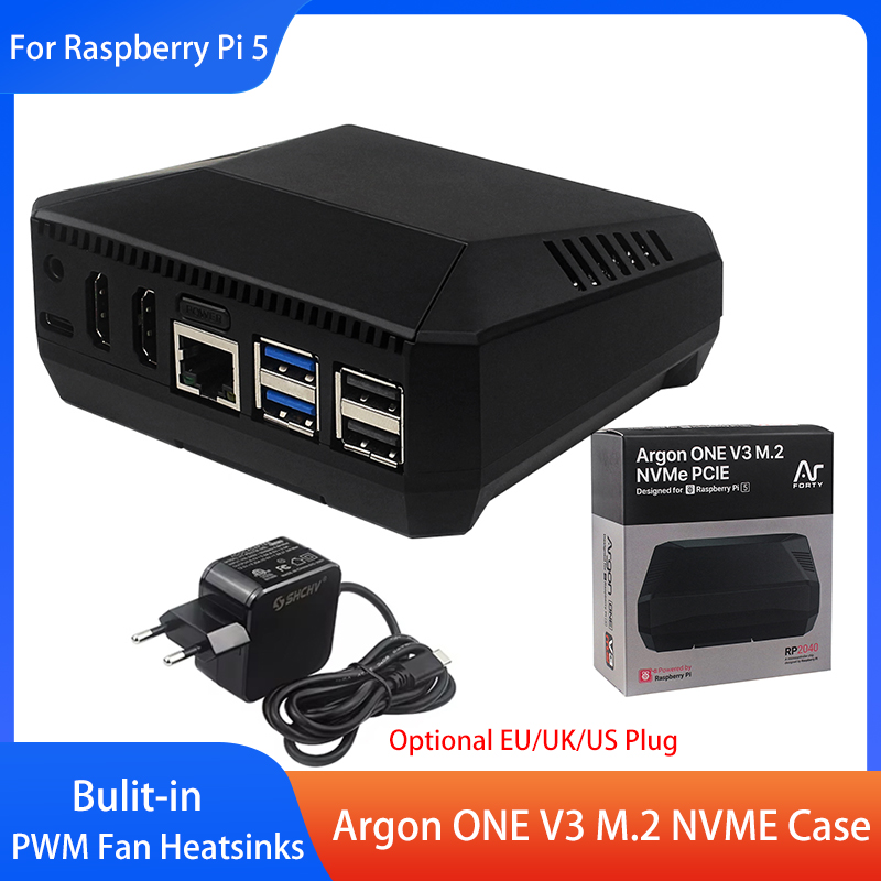 Turing Pi 2 - Argon ONE V3 M.2 NVME Case