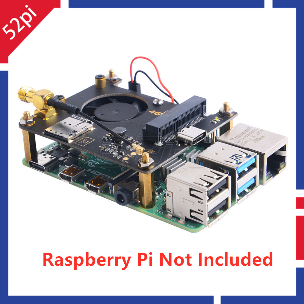 Deskpi Super6C - 52Pi Raspberry Pi 3G 4G Hat