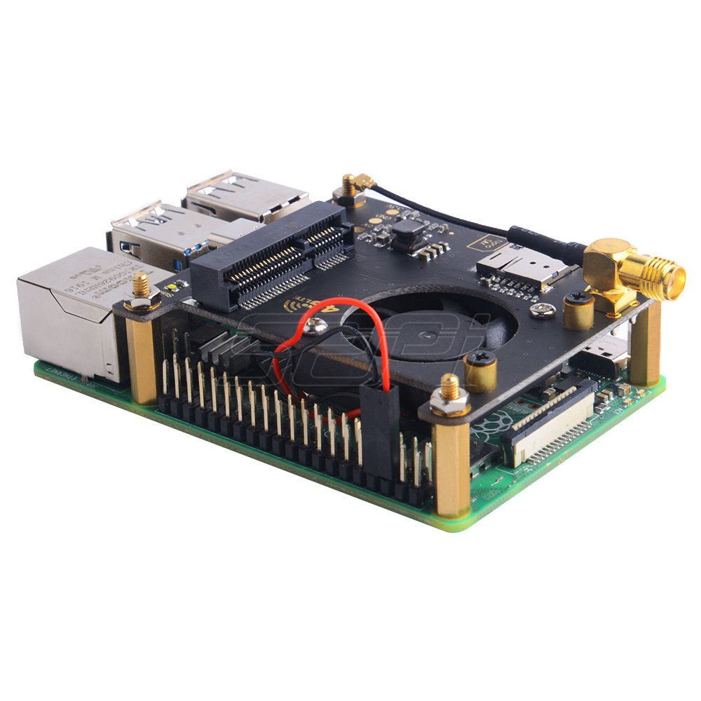 52Pi Raspberry Pi 3G 4G Hat US - огляд і ціна Deskpi Super6C